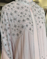 Chic Farasha Kaftan - (Powder Pink)