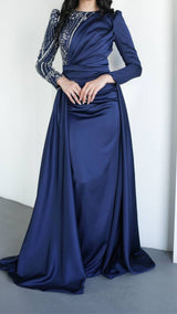 Saba - Midnight Blue Party Gown