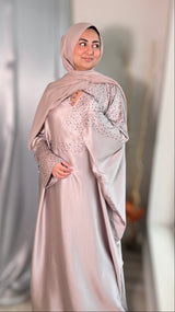 Blush / Crystal Butterfly Kaftan-UAE