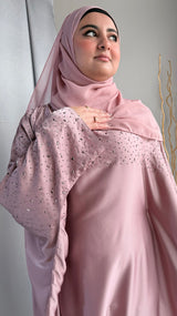 Dusky Rose / Crystal Butterfly Kaftan