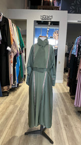 Elegant Sage Kids Abaya(UAE)