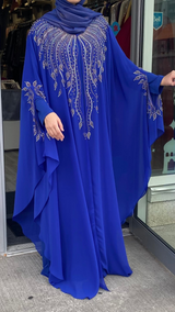 Chic Farasha Kaftan - Admiral Blue