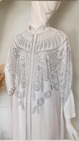 Chic Farasha Kaftan (Pearl)