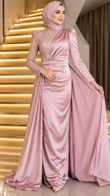 Saba - Pink Party Gown