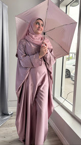 Dusky Rose / Crystal Butterfly Kaftan