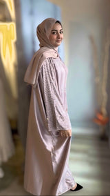 Blush / Crystal Butterfly Kaftan-UAE