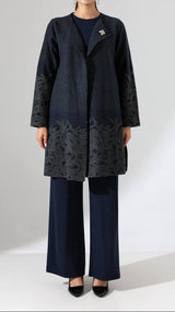 Heritage Shrug Set-Heather Blue