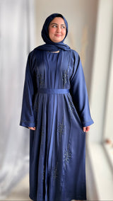 Midnight Sparkle Abaya Set-UAE