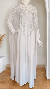 Chic Farasha Kaftan (Pearl)