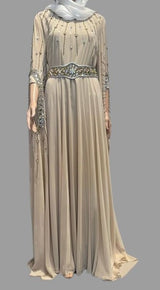 Chic Embellished Sleeves Kaftan