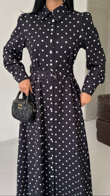 Noir Polka Maxi