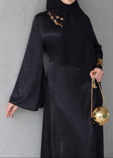Modish Maxi Dress-Black