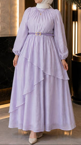 Lavender Cascade Dress