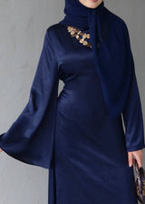 Modish Maxi Dress-Navy