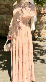 Desert Bloom Embroidery Maxi