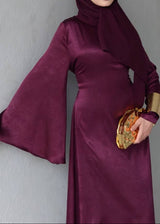Modish Maxi Dress-Plum