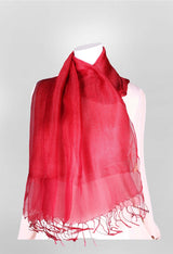 Two-Tone Shimmer Scarves