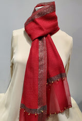 Golden Bead Silk Chiffon