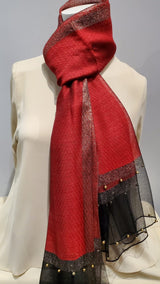 Golden Bead Silk Chiffon