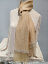 Golden Bead Silk Chiffon