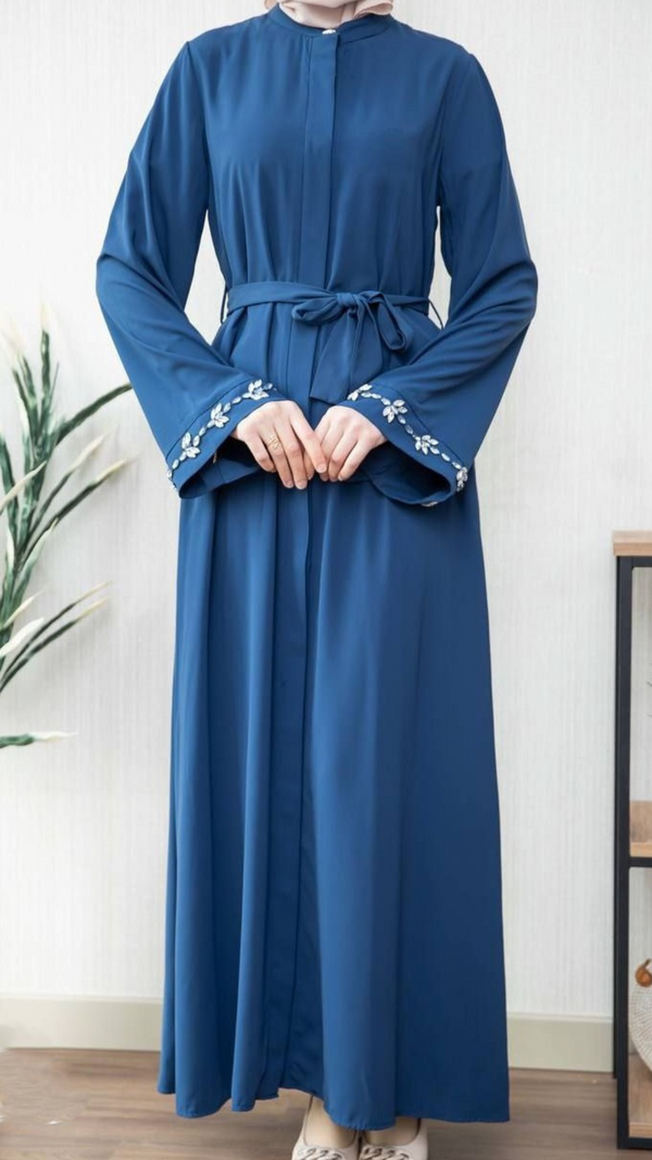 Crystal Maxi Abaya (Azure)