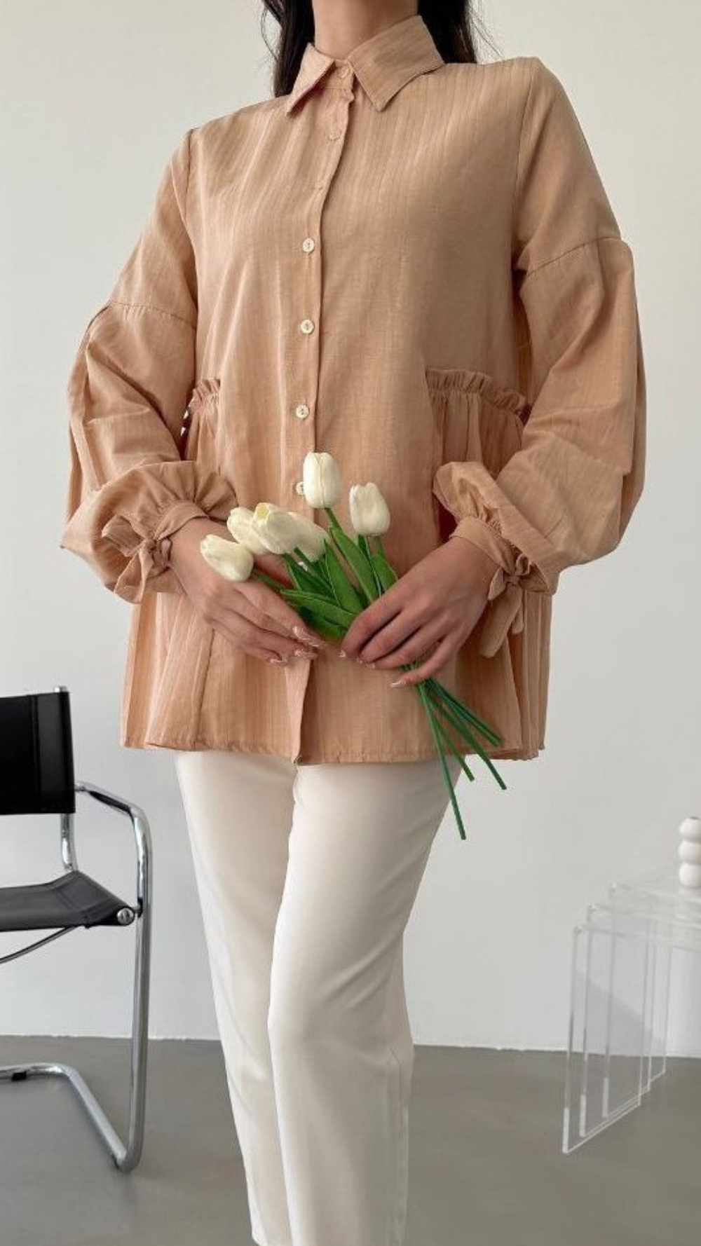 N°21 Women Tunic Tops G13158441235 Beige Tunics/Tops – TRENDY NISA
