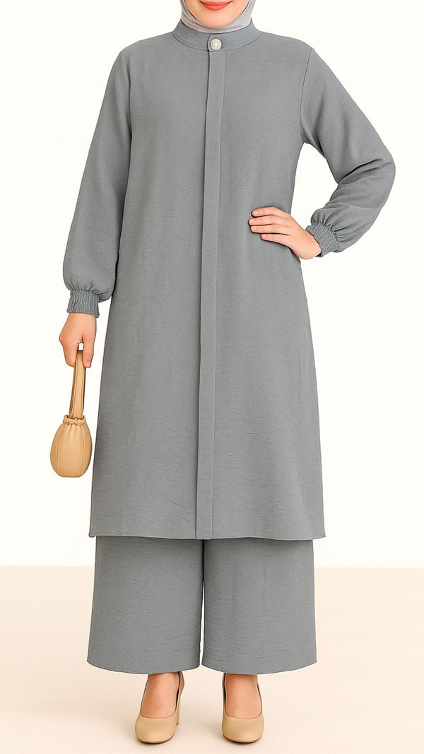 Long Tunic Set (Grey)