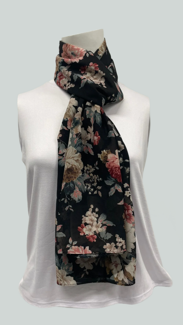 Printed Chiffon Scarf