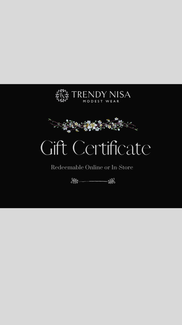 Trendy Nisa Gift Card