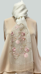 Embroidery Fancy Scarf