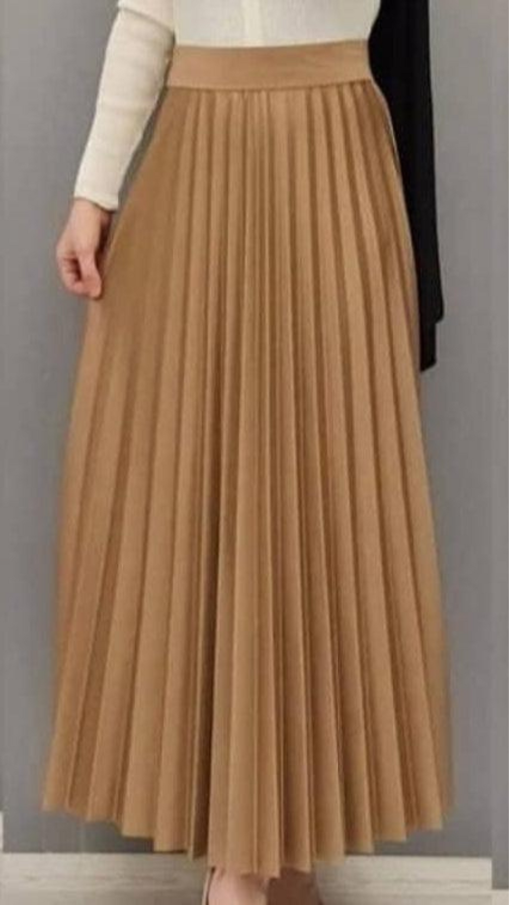 Leather-Look Pleated Skirts – TRENDY NISA