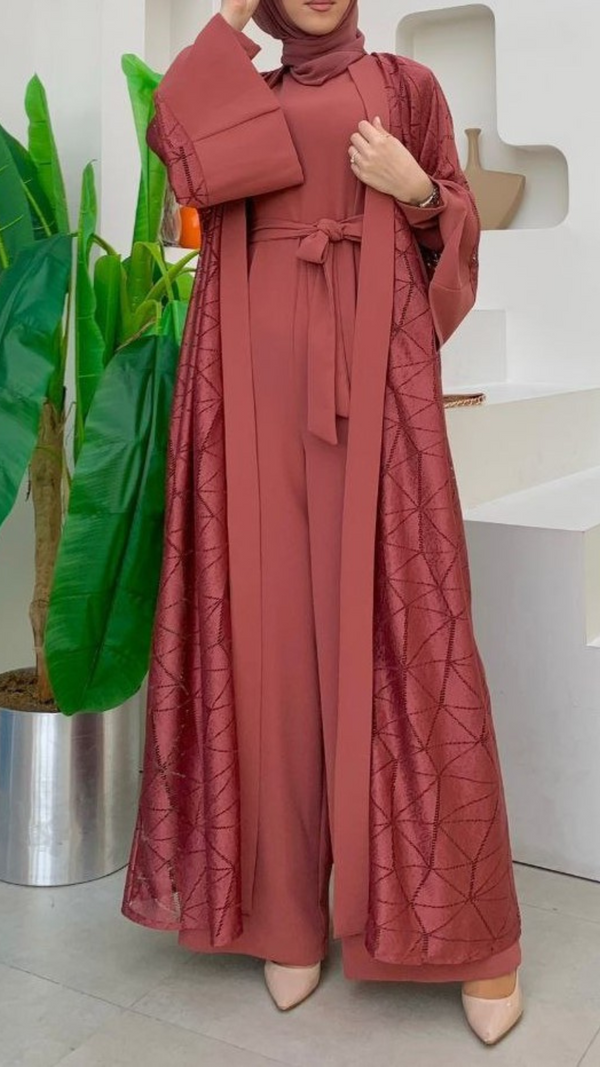 Rouge Jumpsuit/Shrug (Turkey)