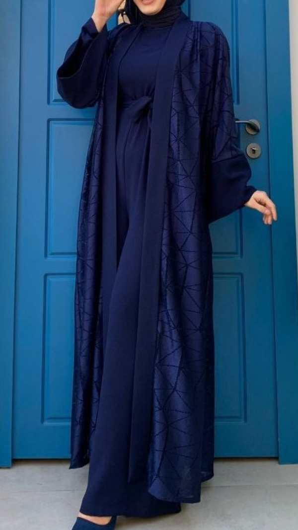 Navy Blue Jumpsuit/Shrug (Turkey)