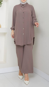 Chic Co-ord Set (Taupe)