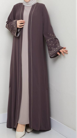 Chic Mocha Abaya Set