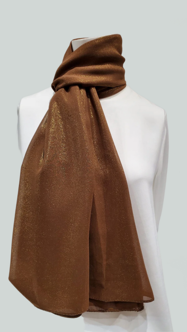 Shimmer Chiffon Scarf