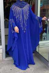 Chic Farasha Kaftan - Admiral Blue