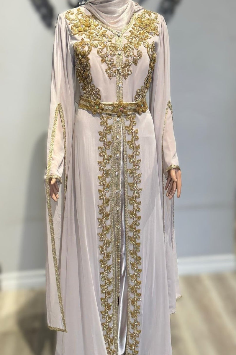 Elegant Turkish Kaftan /Blush