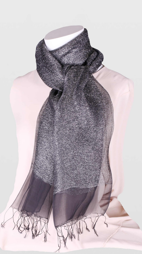 Two-Tone Shimmer Scarves