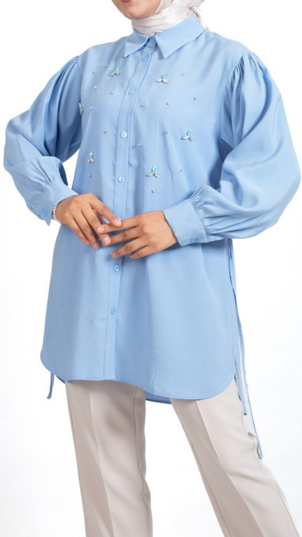 Modish Tunic (Sky Blue)