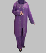 Modish Tunic Set (Violet)