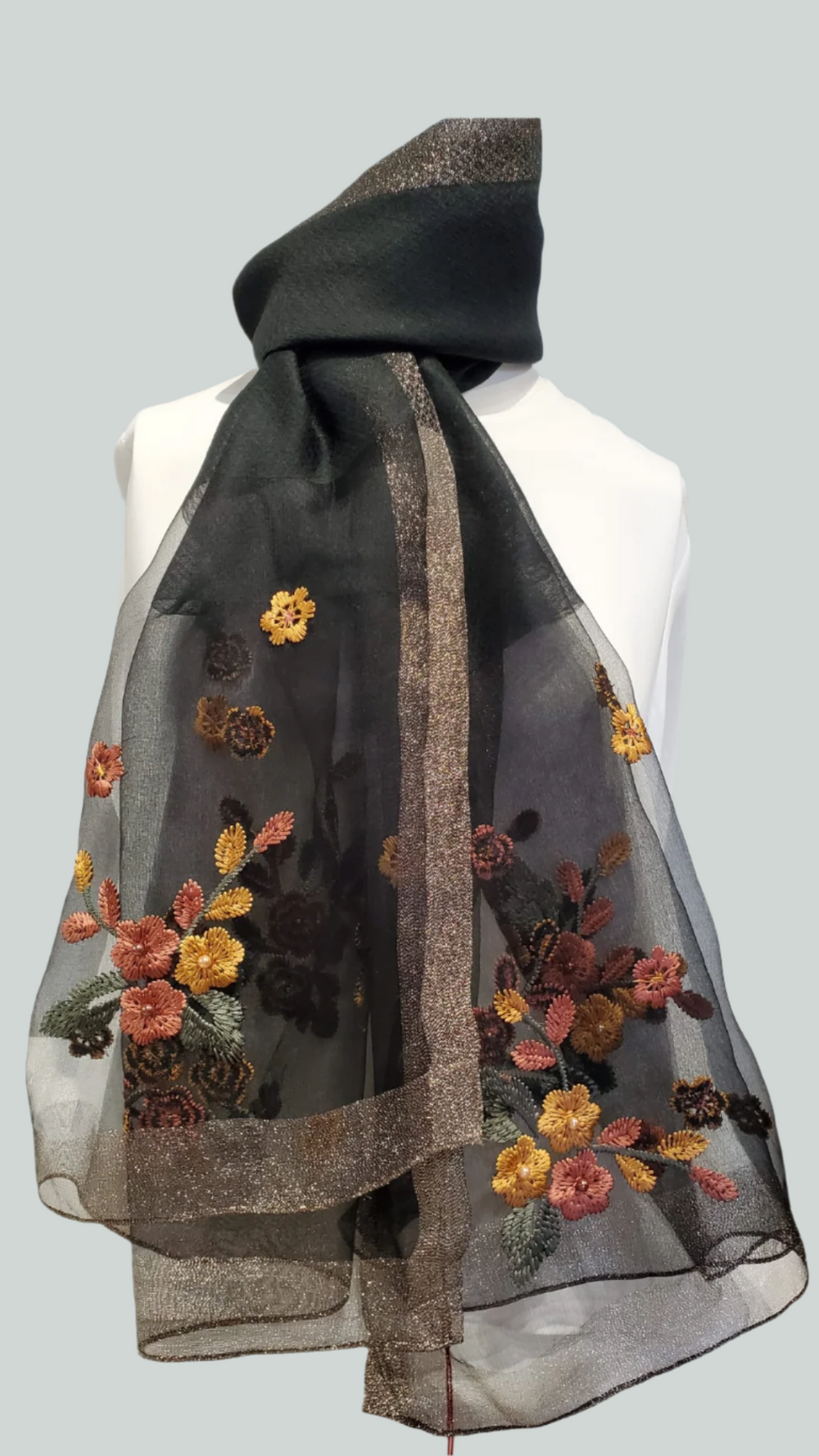 Embroidered Party Scarf – TRENDY NISA
