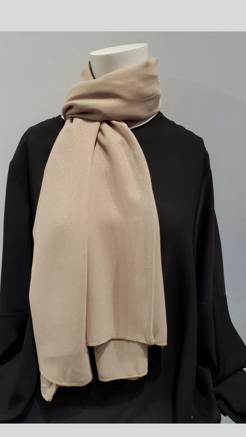 Shimmer Chiffon Scarf