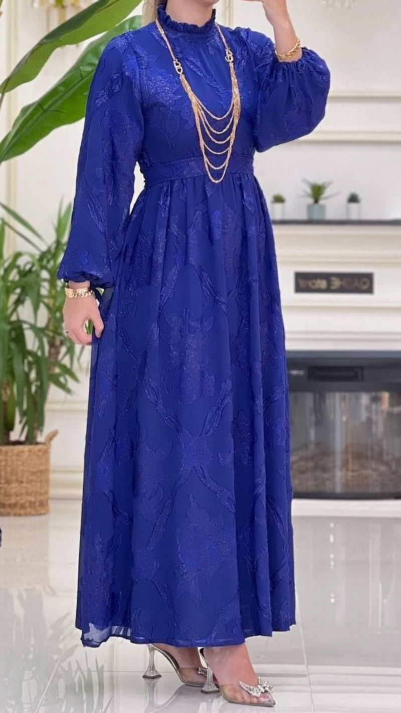 Shimmer Party Dress (Admiral Blue)