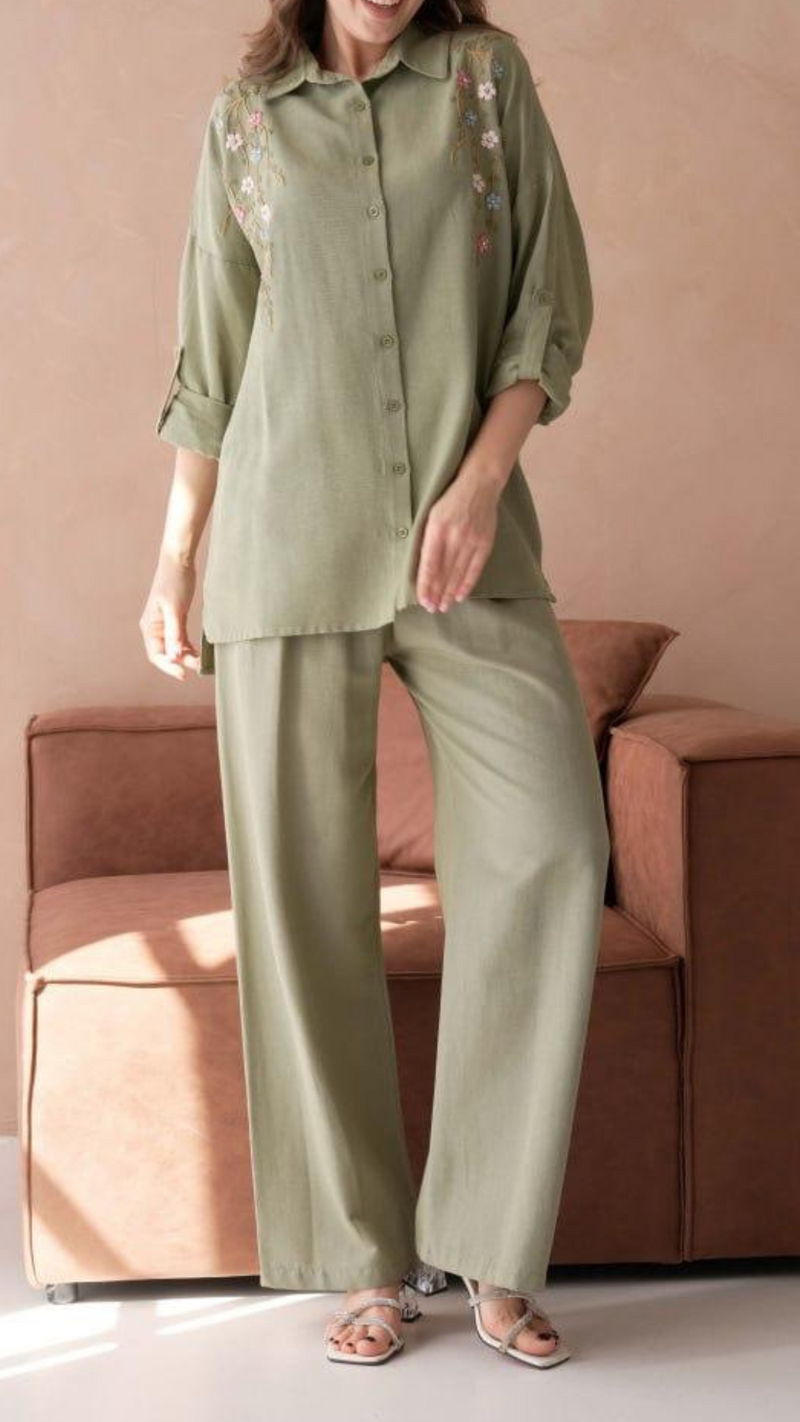 Trendy Co-ord Set (Sage)