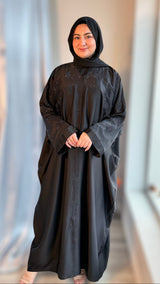 Black Crystal Farasha Abaya