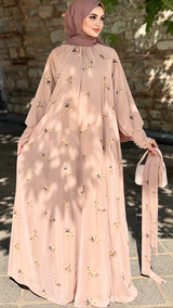 Desert Bloom Embroidery Maxi