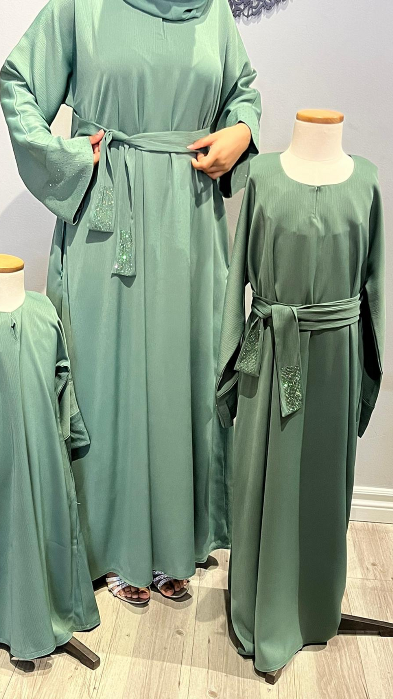 Girls Crystal Abayas