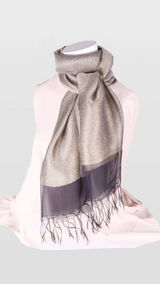 Two-Tone Shimmer Scarves