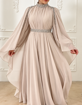 Ameera Party Dress (Beige)